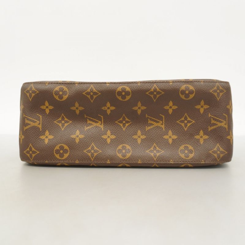 Louis Vuitton Shoulder Bag Monogram Looping GM M51145 Brown Ladies