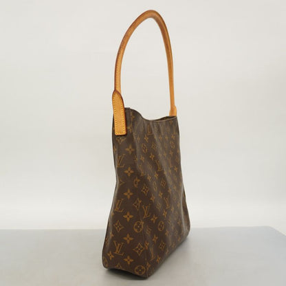 Louis Vuitton Shoulder Bag Monogram Looping GM M51145 Brown Ladies