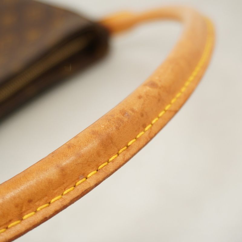 Louis Vuitton Shoulder Bag Monogram Looping GM M51145 Brown Ladies