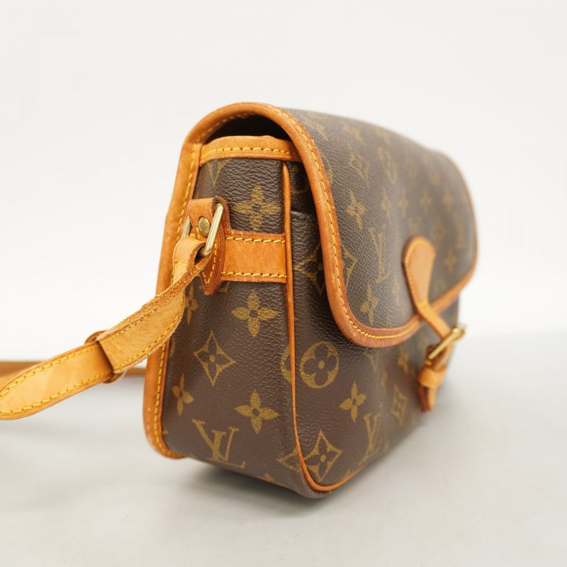 Louis Vuitton Shoulder Bag Monogram Sologne M42250 Brown Ladies
