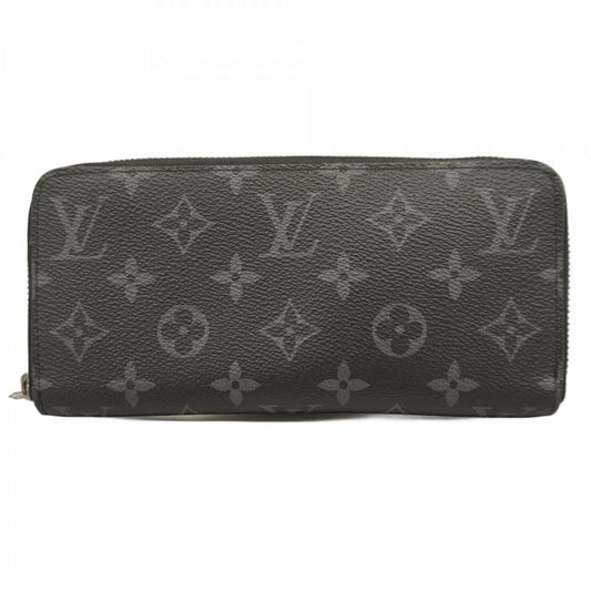 Louis Vuitton Long Wallet Monogram-eclipse Zippy Wallet Horizontal M11611 Black