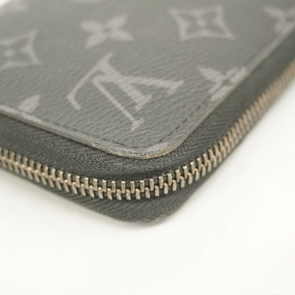 Louis Vuitton Long Wallet Monogram-eclipse Zippy Wallet Horizontal M11611 Black