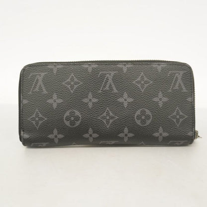 Louis Vuitton Long Wallet Monogram-eclipse Zippy Wallet Horizontal M11611 Black
