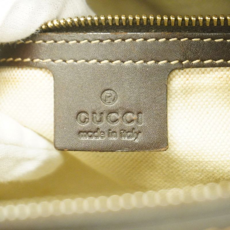 Gucci Handbag GG Canvas Sherry Line Mayfair 269894 Canvas Brown Gold Hardware