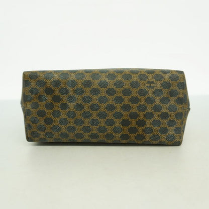 Celine Pouch Macadam PVC Black Gold Hardware Women