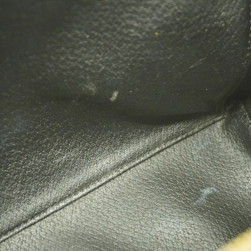 Celine Pouch Macadam PVC Black Gold Hardware Women