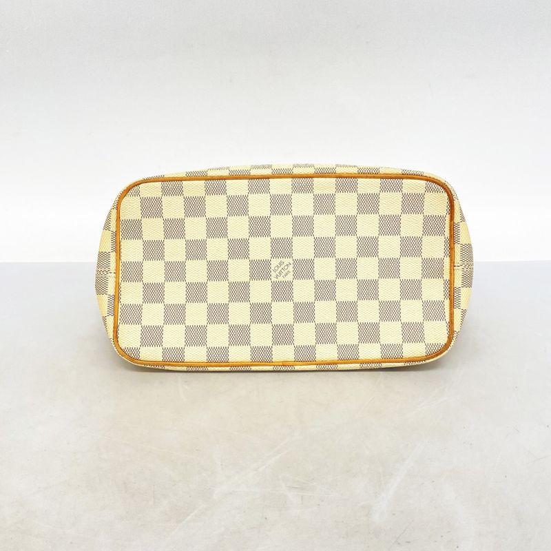 Louis Vuitton Tote Bag Damier Azure Saleya PM N51186 White Ladies