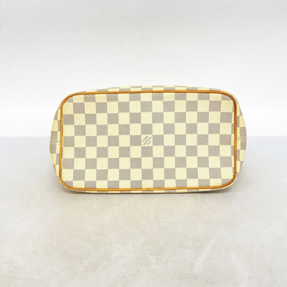 Louis Vuitton Tote Bag Damier Azure Saleya PM N51186 White Ladies