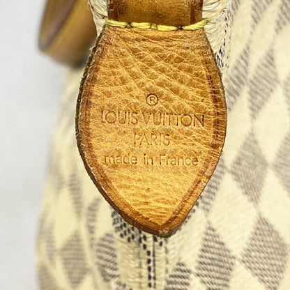 Louis Vuitton Tote Bag Damier Azure Saleya PM N51186 White Ladies