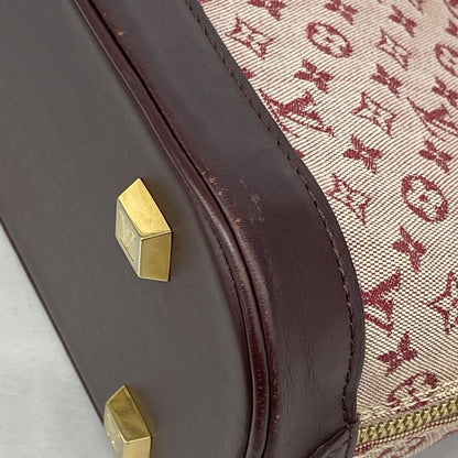 Louis Vuitton Handbag Monogram Mini Alma Ron M92207 Threes Ladies