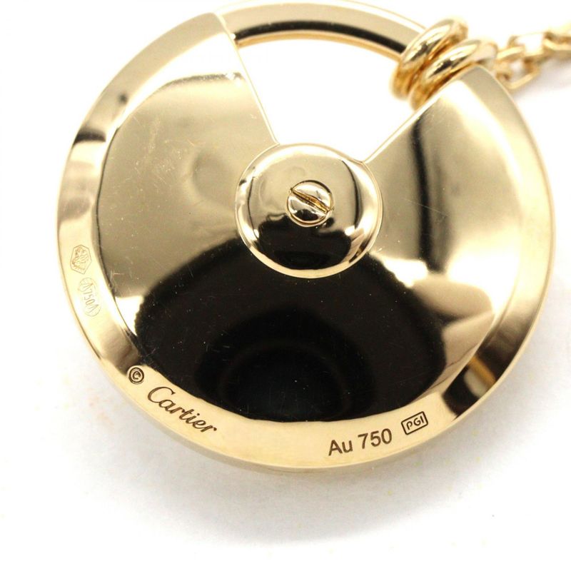 Cartier Necklace Amulet Mother of Pearl 1pd Necklace 18k (yellow Gold) Diamond