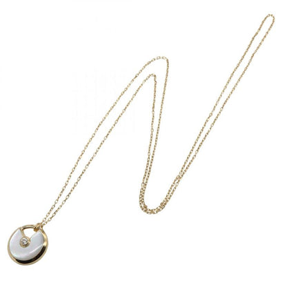 Cartier Necklace Amulet Mother of Pearl 1pd Necklace 18k (yellow Gold) Diamond