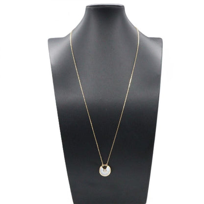 Cartier Necklace Amulet Mother of Pearl 1pd Necklace 18k (yellow Gold) Diamond