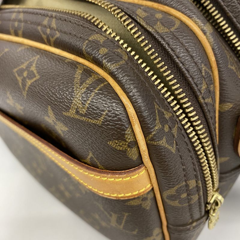 Louis Vuitton Shoulder Bag Monogram Reporter PM M45254 Brown Ladies