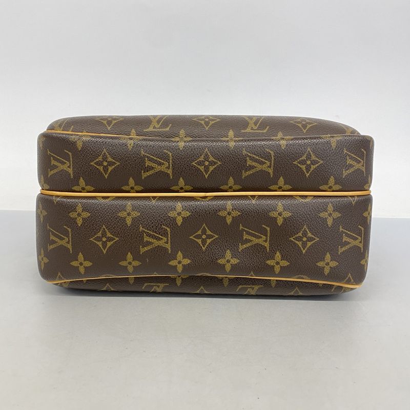Louis Vuitton Shoulder Bag Monogram Reporter PM M45254 Brown Ladies