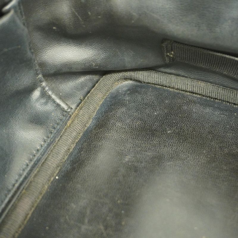 Chanel Vanity Bag Caviar Skin Black Gold Hardware Women