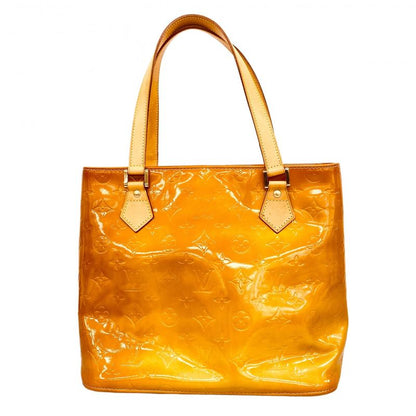 Louis Vuitton Tote Bag Vernis Houston M91004 Beige Women's