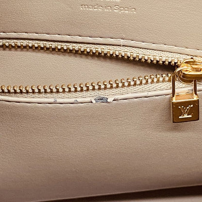 Louis Vuitton Tote Bag Vernis Houston M91004 Beige Women's