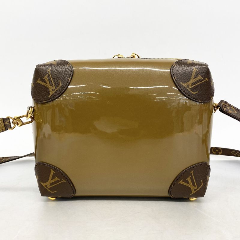 Louis Vuitton Shoulder Bag Vernis M54390 Vert Bronze Women's