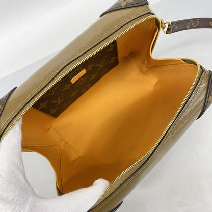 Louis Vuitton Shoulder Bag Vernis M54390 Vert Bronze Women's