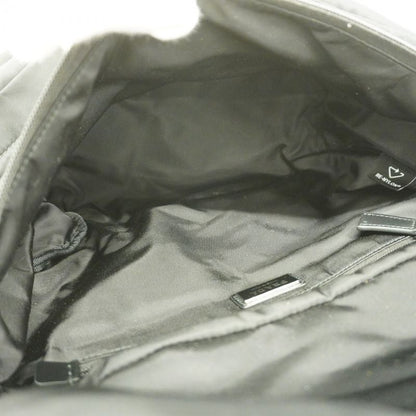 Prada Shoulder Bag Nylon Black Silver Hardware Men's