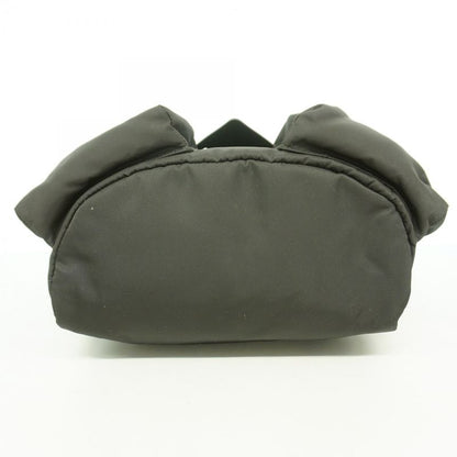 Prada Shoulder Bag Nylon Black Silver Hardware Men's