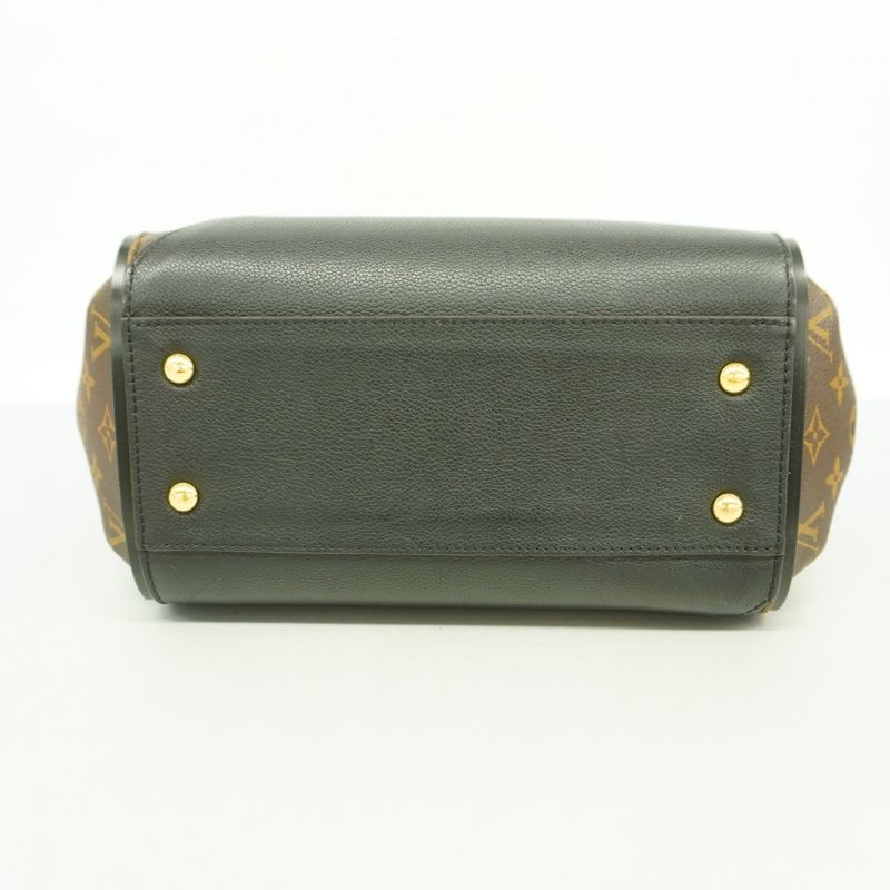 Louis Vuitton Tote Bag Monogram Kimono MM M40460 Brown Noir Black Women