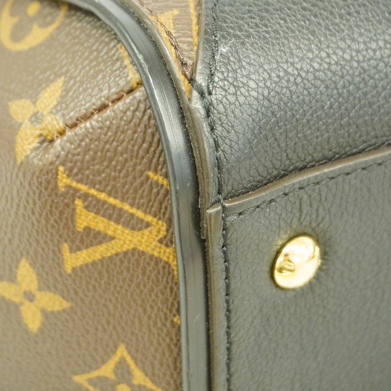 Louis Vuitton Tote Bag Monogram Kimono MM M40460 Brown Noir Black Women