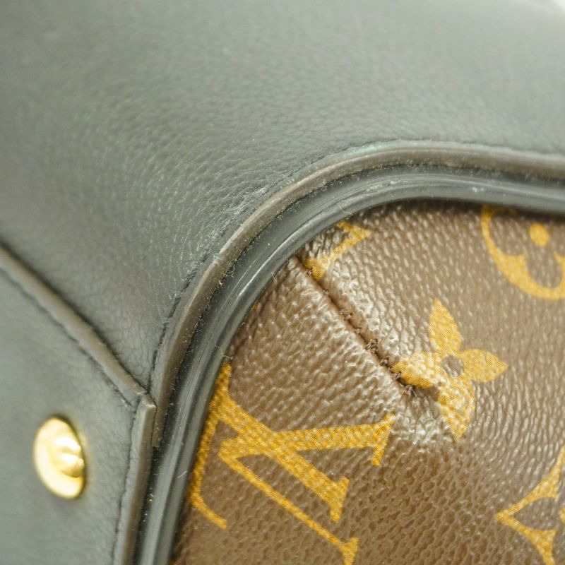 Louis Vuitton Tote Bag Monogram Kimono MM M40460 Brown Noir Black Women