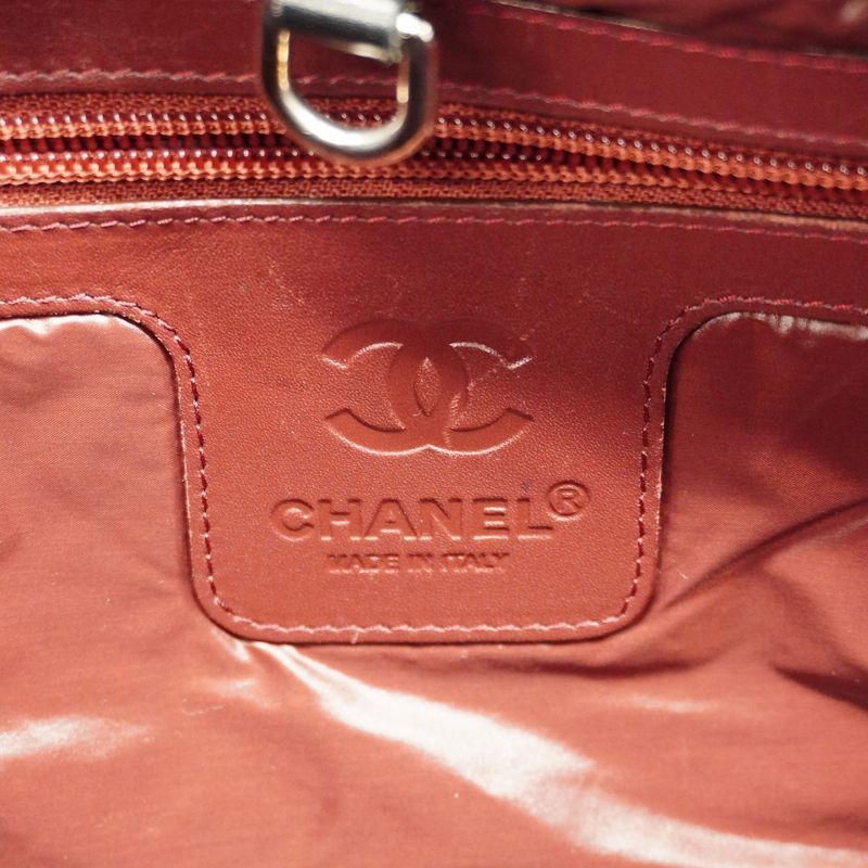 Chanel Tote Bag Coco Cocoon Nylon Black Silver Hardware Women's