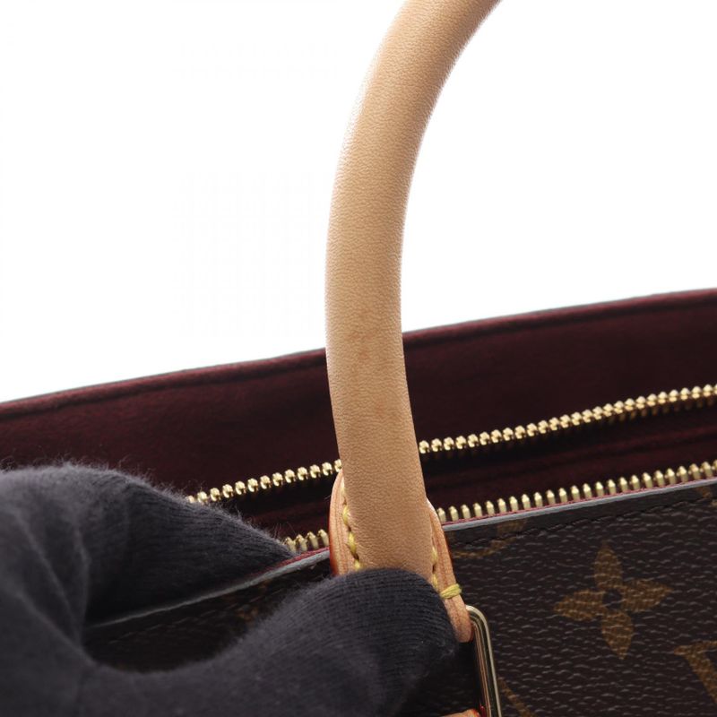 Louis Vuitton Handbag Soufflot MM Monogram M44816 PVC Coated Canvas Leather