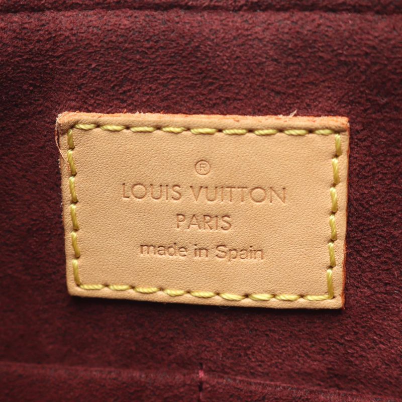 Louis Vuitton Handbag Soufflot MM Monogram M44816 PVC Coated Canvas Leather