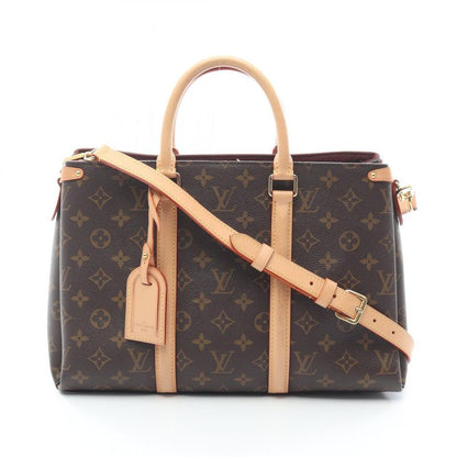 Louis Vuitton Handbag Soufflot MM Monogram M44816 PVC Coated Canvas Leather