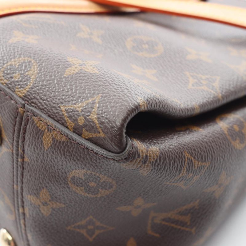 Louis Vuitton Handbag Soufflot MM Monogram M44816 PVC Coated Canvas Leather