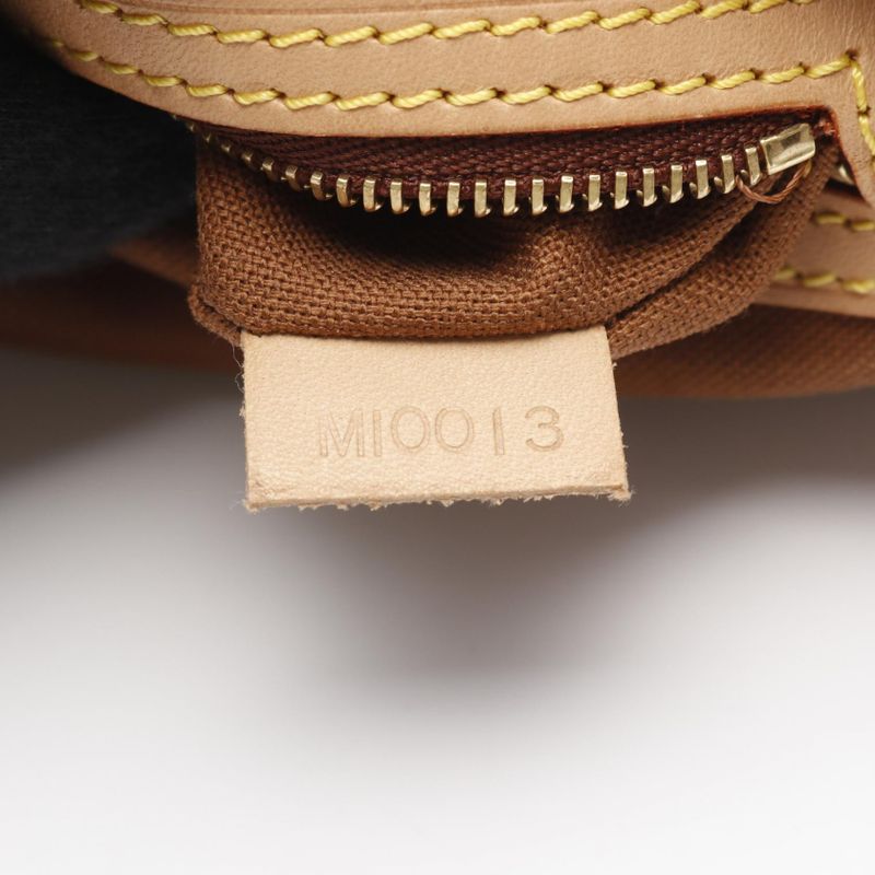 Louis Vuitton Handbag Mini Looping Monogram M51147 PVC Coated Canvas Leather