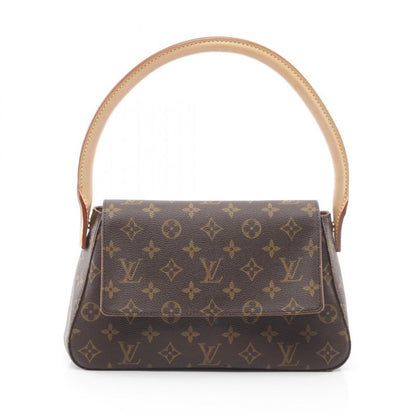 Louis Vuitton Handbag Mini Looping Monogram M51147 PVC Coated Canvas Leather