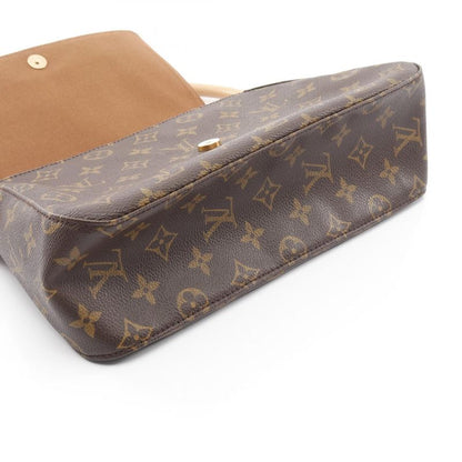 Louis Vuitton Handbag Mini Looping Monogram M51147 PVC Coated Canvas Leather