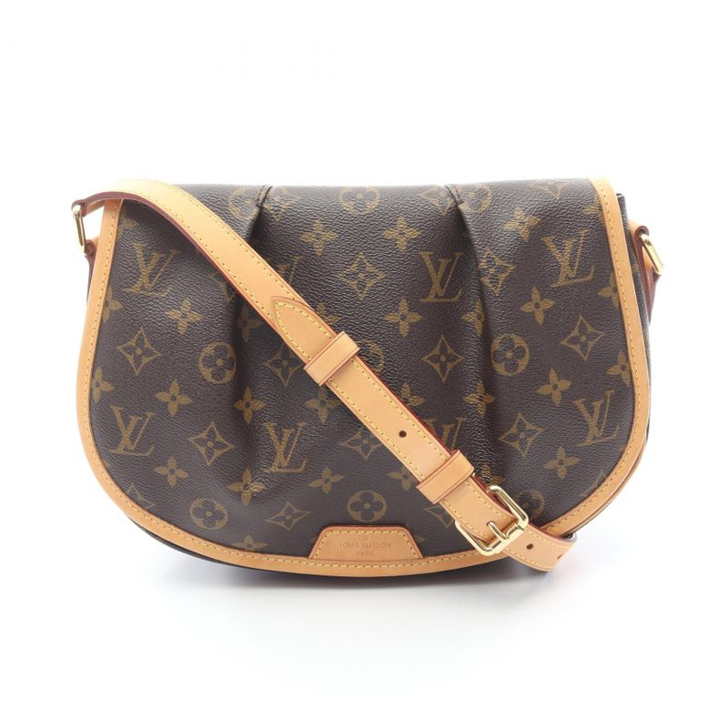 Louis Vuitton Shoulder Bag Menilmontane PM Monogram M40474 PVC Coated Canvas