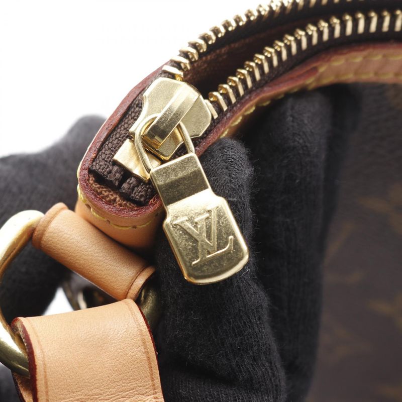 Louis Vuitton Shoulder Bag Odeon PM Monogram M56390 PVC Coated Canvas Leather