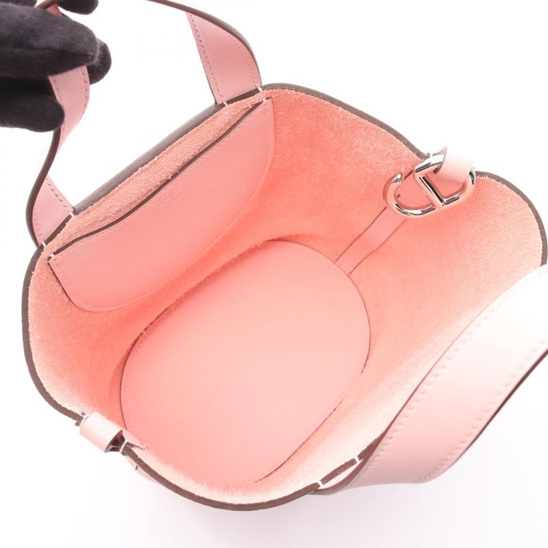 Hermes Handbag in the Loop 18 Rose Cherry Rose Cherry Other in the Loop 18 Rose