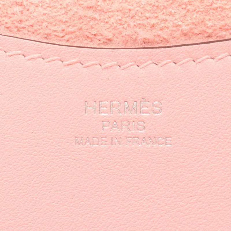 Hermes Handbag in the Loop 18 Rose Cherry Rose Cherry Other in the Loop 18 Rose