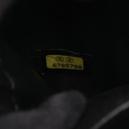 Chanel Handbag Coco Mark Black Caviar Skin (grained Calf) Matelasse Vertical