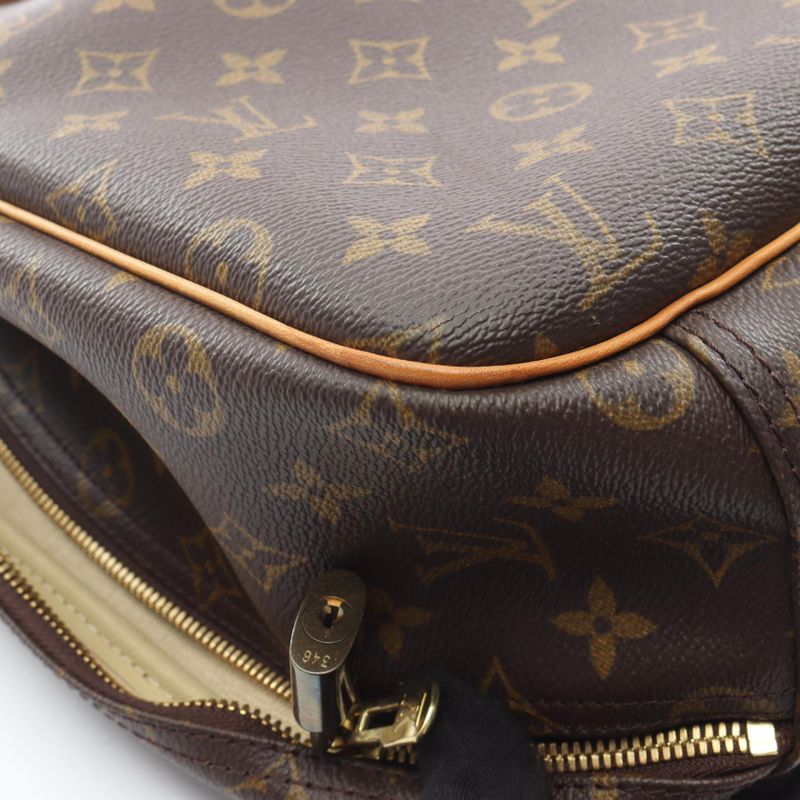 Louis Vuitton Handbag Excursion Monogram M41450 PVC Coated Canvas Leather