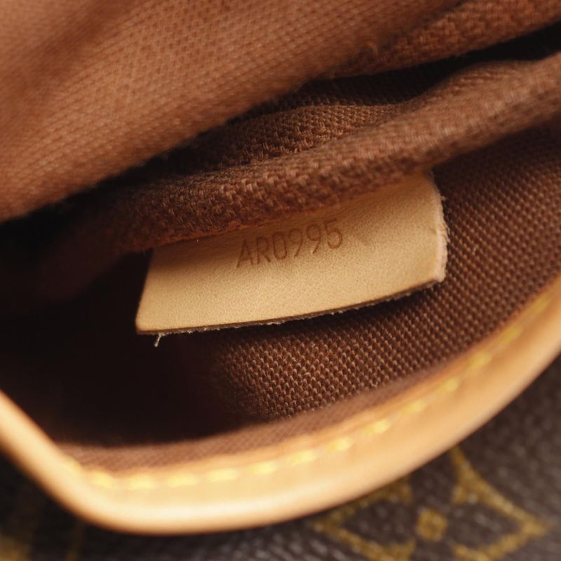 Louis Vuitton Shoulder Bag Saumur 30 Monogram M42256 PVC Coated Canvas Leather