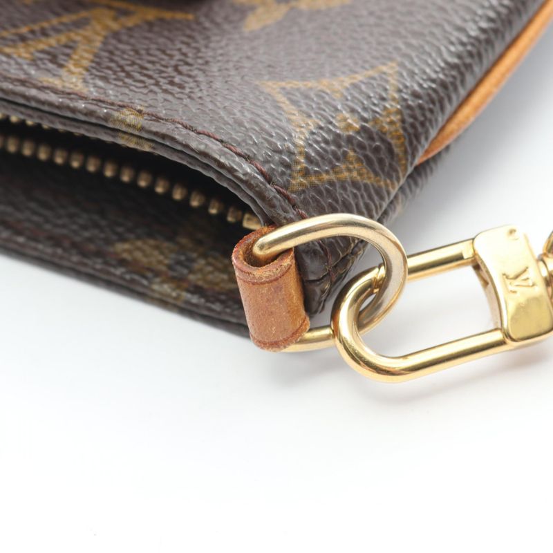 Louis Vuitton Pouch Partition Monogram M51901 Leather Partition Ladies Used B