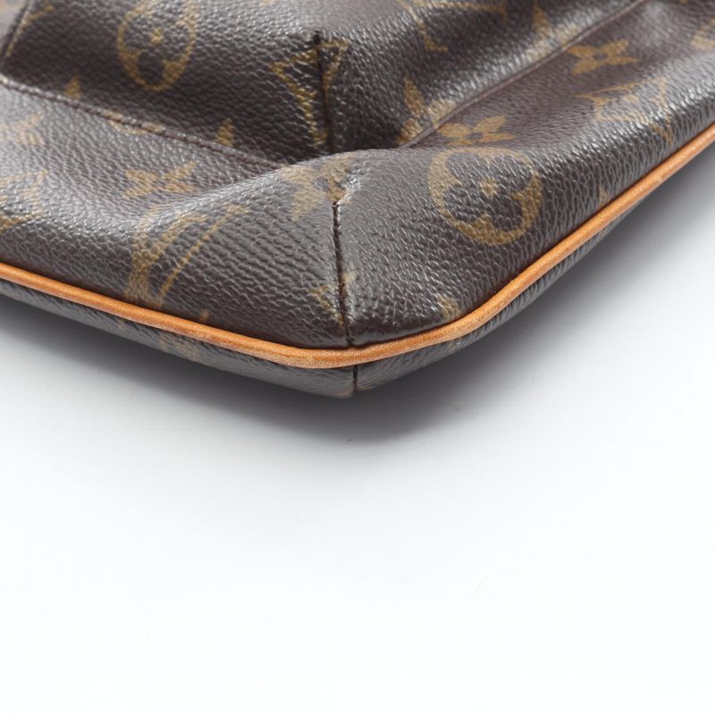 Louis Vuitton Pouch Partition Monogram M51901 Leather Partition Ladies Used B