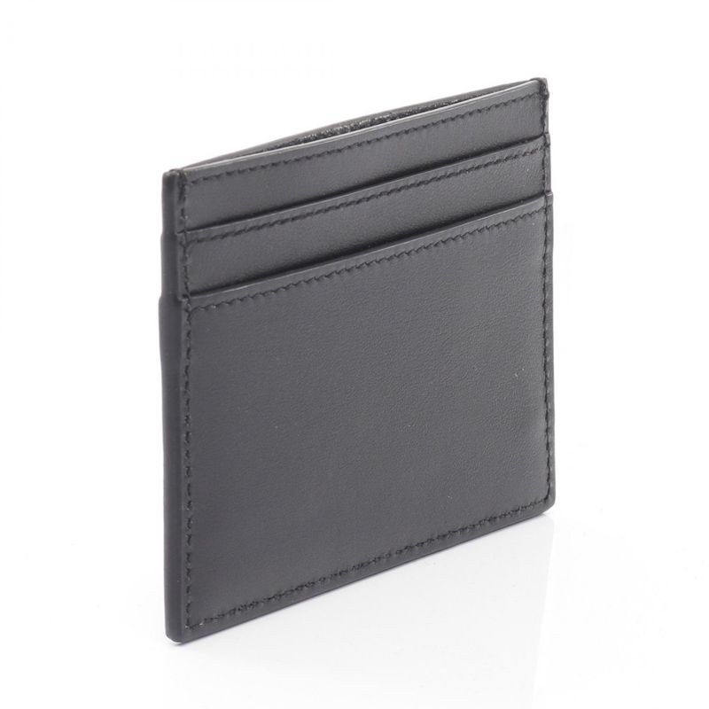 Saint Laurent Paris Card Case Black Leather