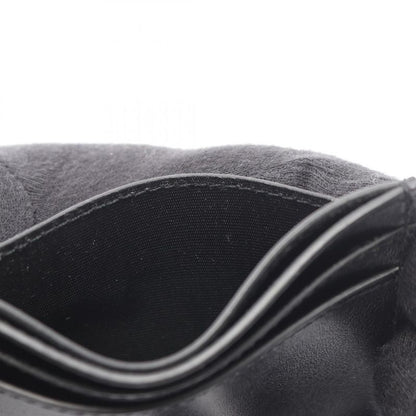 Saint Laurent Paris Card Case Black Leather