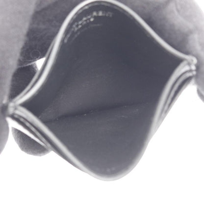 Saint Laurent Paris Card Case Black Leather