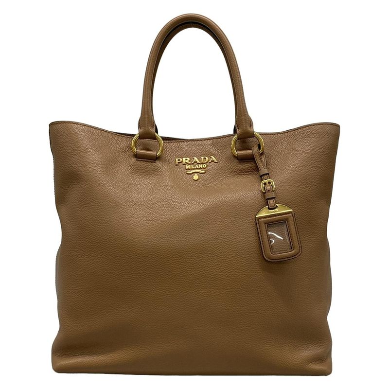 Prada Tote Bag - Bn2865 Brown 2WAY Leather